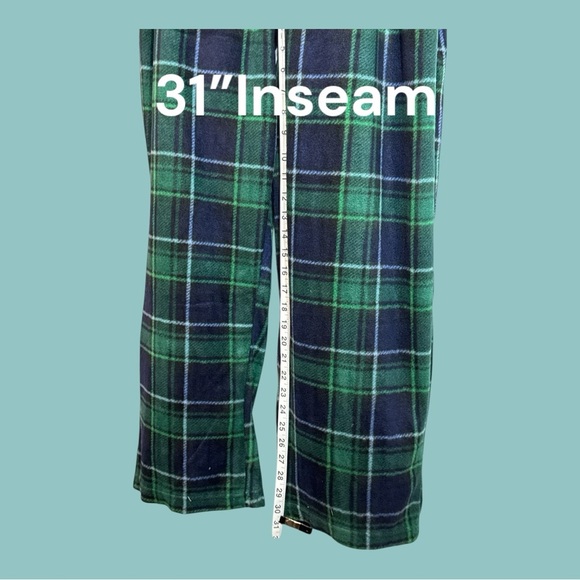 Fruit of the Loom Men’s Plaid Sleepwear Drawstring Pants Size L - Picture 2 of 6